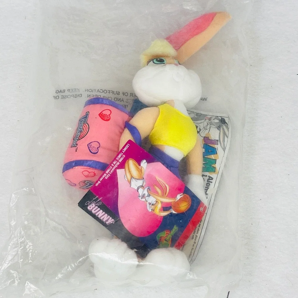 Vintage 1996 Space Jam Lola Bunny McDonald's Plush Toy New Sealed NIP